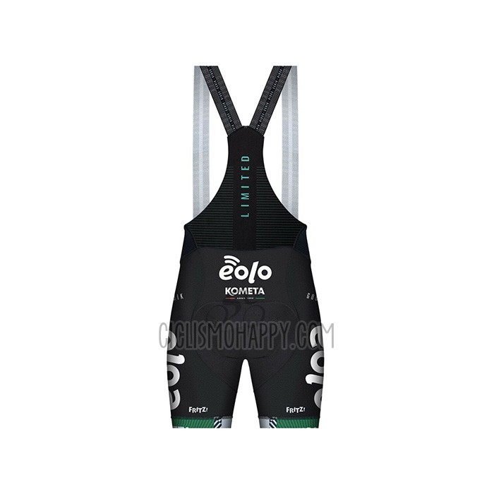 Eolo Kometa Cycling Jersey Bib Short 2021 Men Short Sleeve Blue